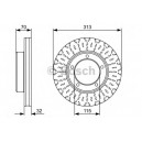 BOSCH DISQUES DE FREINS BOSCH 0 986 479 567