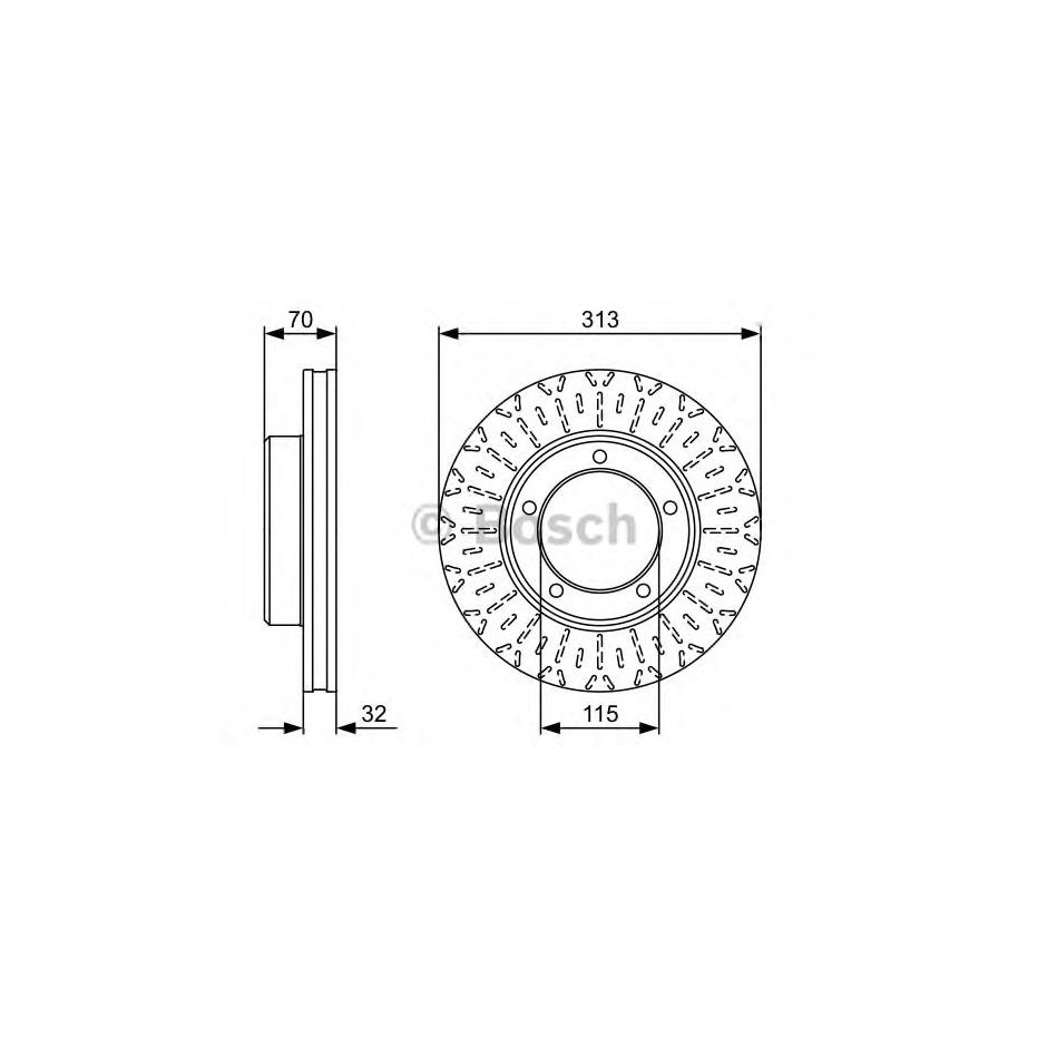 BOSCH DISQUES DE FREINS BOSCH 0 986 479 567