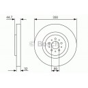 BOSCH DISQUES DE FREINS BOSCH 0 986 479 593