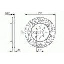BOSCH DISQUES DE FREINS BOSCH 0 986 479 594