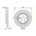 BOSCH DISQUES DE FREINS BOSCH 0 986 479 595