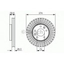 BOSCH DISQUES DE FREINS BOSCH 0 986 479 599