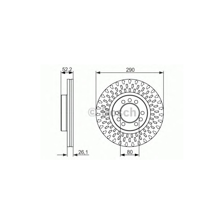 BOSCH DISQUES DE FREINS BOSCH 0 986 479 626
