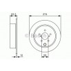 BOSCH DISQUES FREINS BOSCH 0 986 479 634