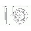 BOSCH DISQUES DE FREINS BOSCH 0 986 479 637