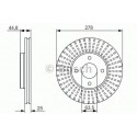 BOSCH DISQUES DE FREINS BOSCH 0 986 479 637