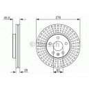 BOSCH DISQUES FREINS BOSCH 0 986 479 643