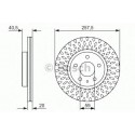 BOSCH DISQUES FREINS BOSCH 0 986 479 647
