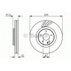 BOSCH DISQUES FREINS BOSCH 0 986 479 650