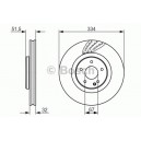 BOSCH DISQUES FREINS BOSCH 0 986 479 650