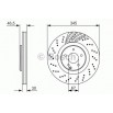 BOSCH DISQUES FREINS BOSCH 0 986 479 651