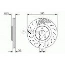 BOSCH DISQUES FREINS BOSCH 0 986 479 651