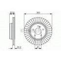 BOSCH DISQUES FREINS BOSCH 0 986 479 653