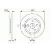 BOSCH DISQUES FREINS BOSCH 0 986 479 656