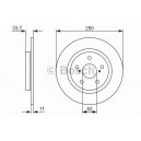 BOSCH DISQUES FREINS BOSCH 0 986 479 656