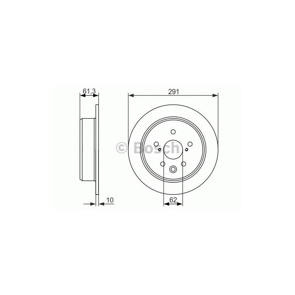 BOSCH DISQUES FREINS BOSCH 0 986 479 657
