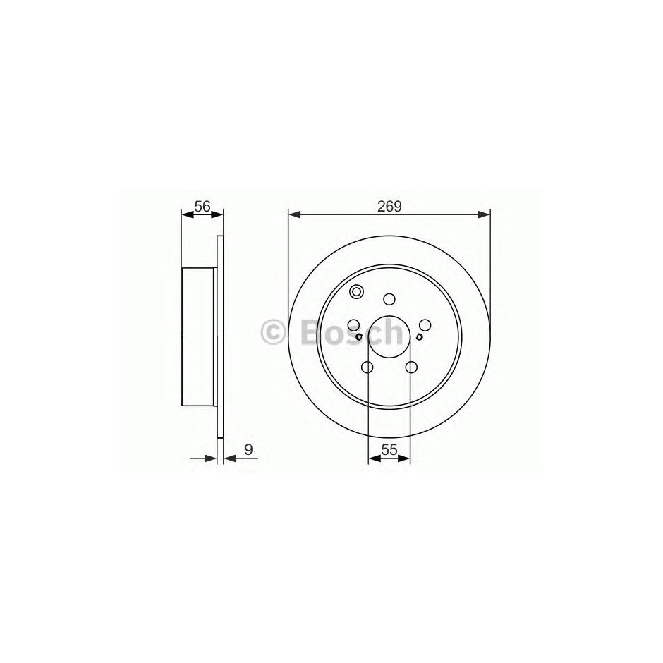 BOSCH DISQUES DE FREINS BOSCH 0 986 479 658