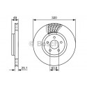 BOSCH DISQUES FREINS BOSCH 0 986 479 660