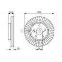 BOSCH DISQUES FREINS BOSCH 0 986 479 663