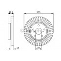 BOSCH DISQUES FREINS BOSCH 0 986 479 663