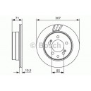 BOSCH DISQUES FREINS BOSCH 0 986 479 665