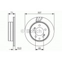 BOSCH DISQUES FREINS BOSCH 0 986 479 665