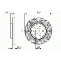 BOSCH DISQUES FREINS BOSCH 0 986 479 666