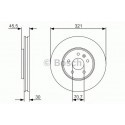 BOSCH DISQUES FREINS BOSCH 0 986 479 667