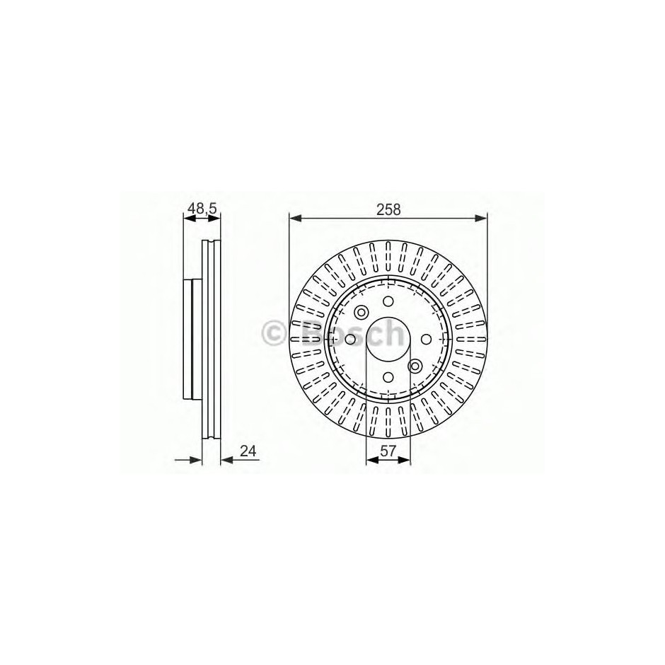 BOSCH DISQUES FREINS BOSCH 0 986 479 676