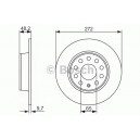 BOSCH DISQUES FREINS BOSCH 0 986 479 677