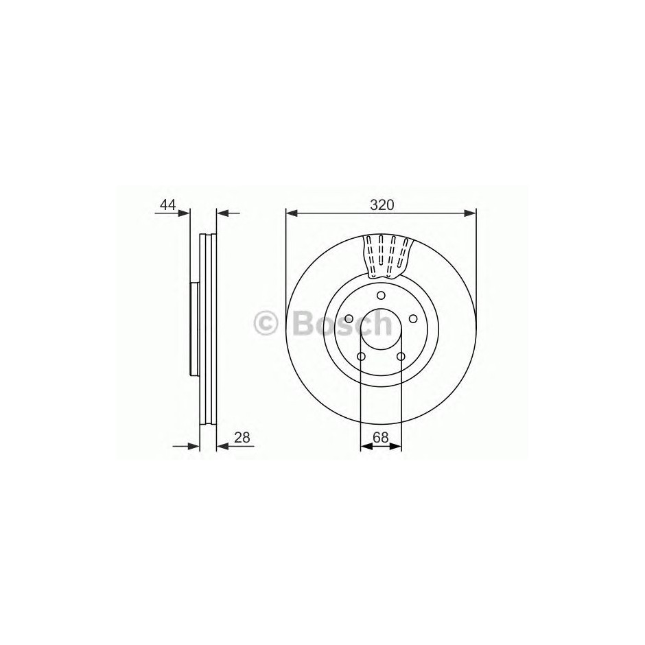 BOSCH DISQUES DE FREINS BOSCH 0 986 479 679