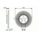 BOSCH DISQUES FREINS BOSCH 0 986 479 680