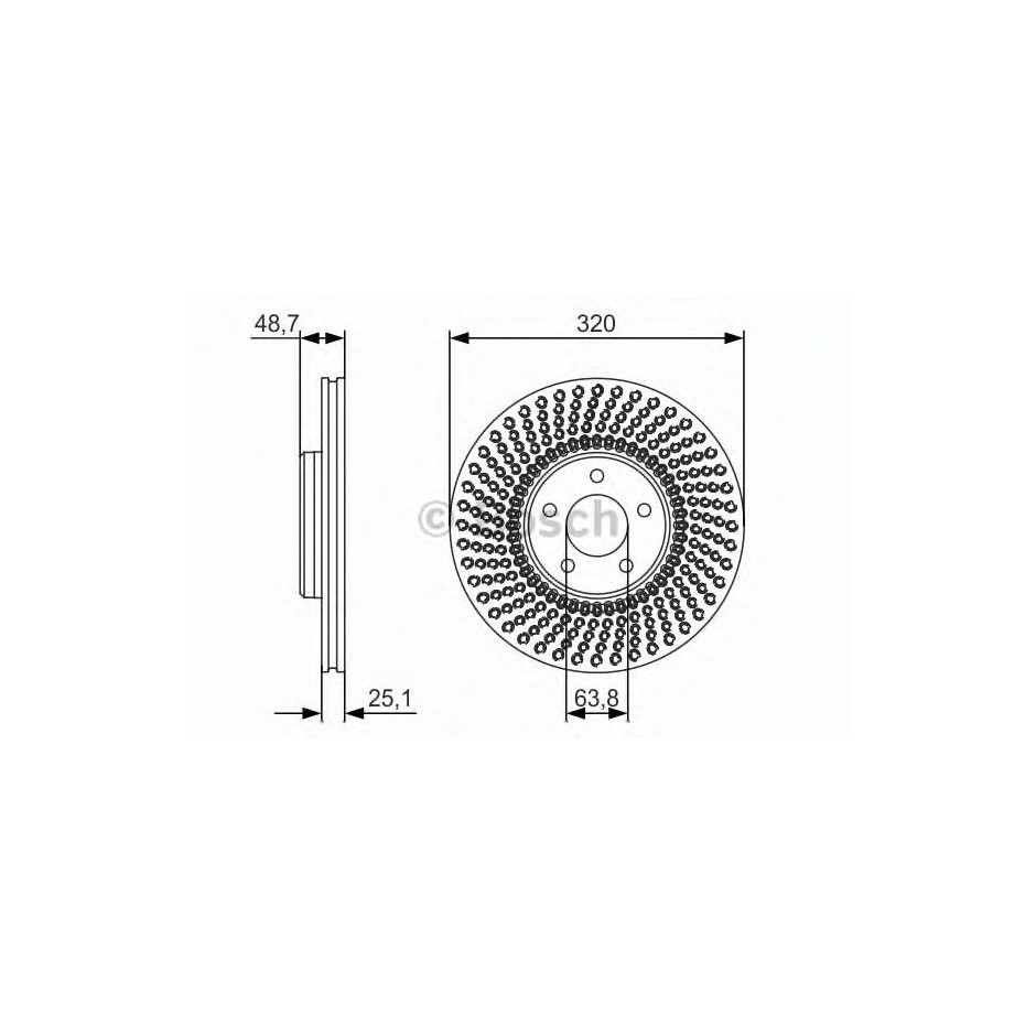 BOSCH DISQUES FREINS BOSCH 0 986 479 680