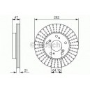 BOSCH DISQUES FREINS BOSCH 0 986 479 687