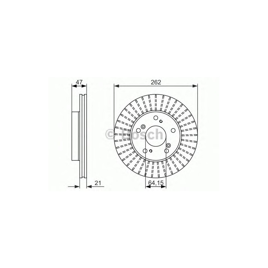 BOSCH DISQUES FREINS BOSCH 0 986 479 687