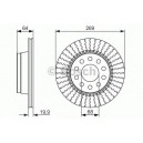 BOSCH DISQUES FREINS BOSCH 0 986 479 689