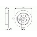 DISQUE DE FREIN BOSCH 0 986 479 R25
