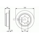 DISQUE DE FREIN BOSCH 0 986 479 R39