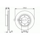 BOSCH DISQUES FREINS BOSCH 0 986 479 R46
