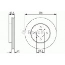 DISQUE DE FREIN BOSCH 0 986 479 R51