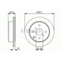 DISQUE DE FREIN BOSCH 0 986 479 R55