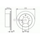 BOSCH DISQUES FREINS BOSCH 0 986 479 R57