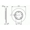 BOSCH DISQUES FREINS BOSCH 0 986 479 R59