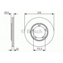 BOSCH DISQUES FREINS BOSCH 0 986 479 R59