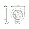 BOSCH DISQUES FREINS BOSCH 0 986 479 S36