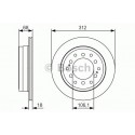 BOSCH DISQUES FREINS BOSCH 0 986 479 S36