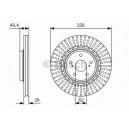 BOSCH DISQUES FREINS BOSCH 0 986 479 T00