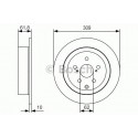 BOSCH DISQUES FREINS BOSCH 0 986 479 T04