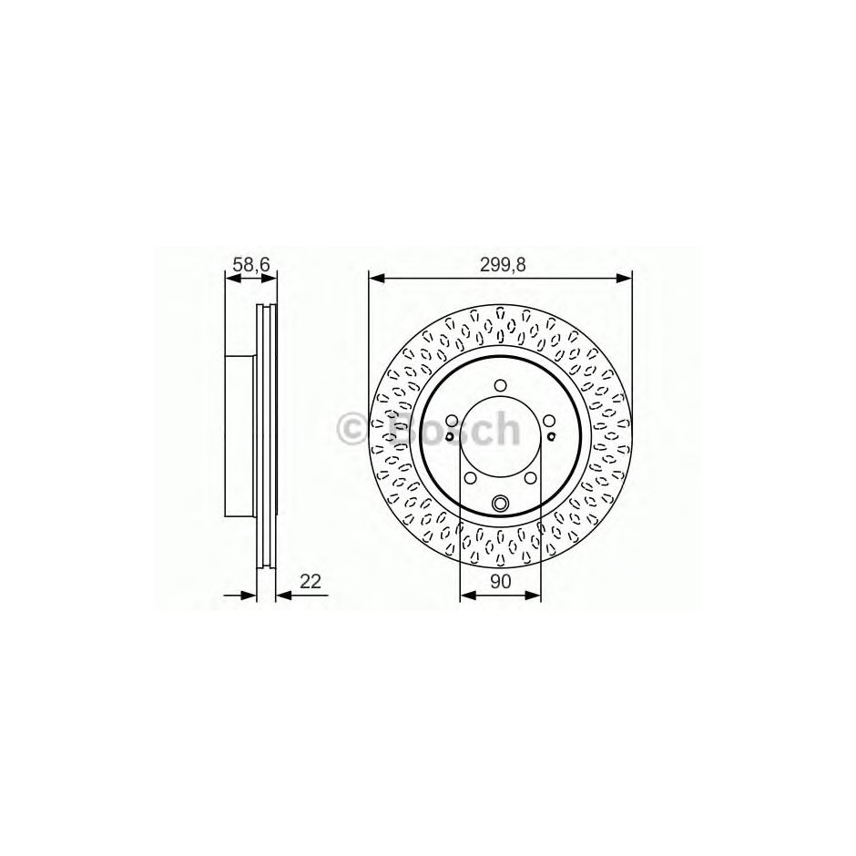 BOSCH DISQUES FREINS BOSCH 0 986 479 T05