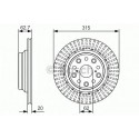 BOSCH DISQUES FREINS BOSCH 0 986 479 T06
